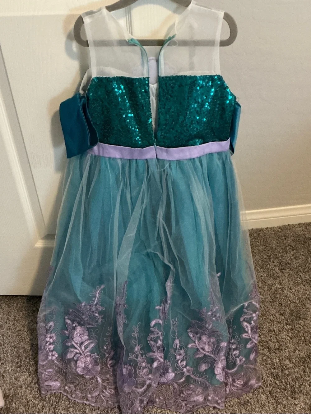 Marshalls Teal and Purple Sequin Mermaid Costume Dress